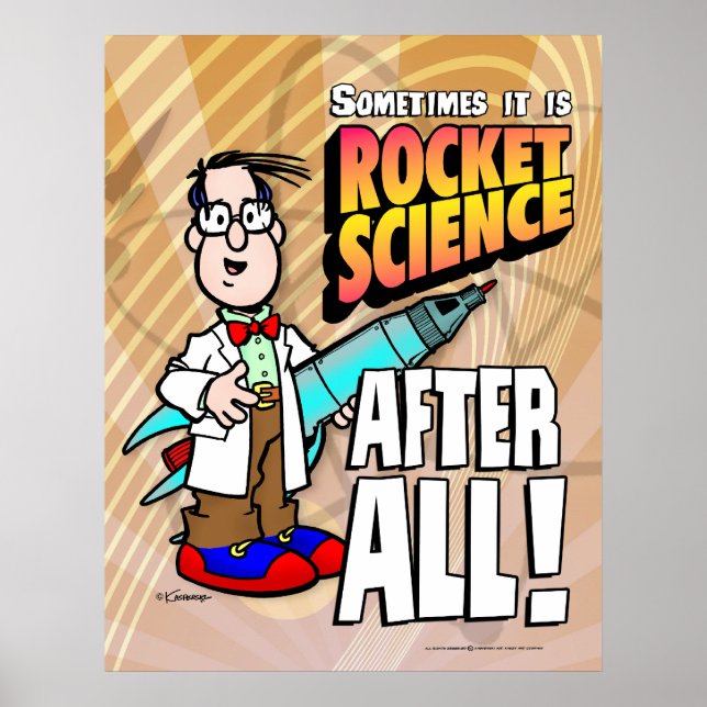 Poster Rocket Science (Frente)