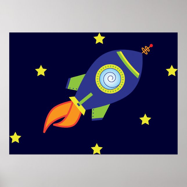 Poster Rocketship (Frente)