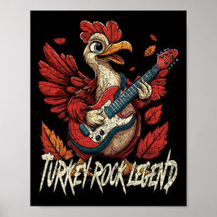 Poster Rockin' Turkey - Diversão Musical do Violão de Açã