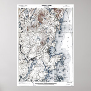 Pôster Rockland, Maine 1906