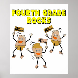 Poster Rocks do 4º ano