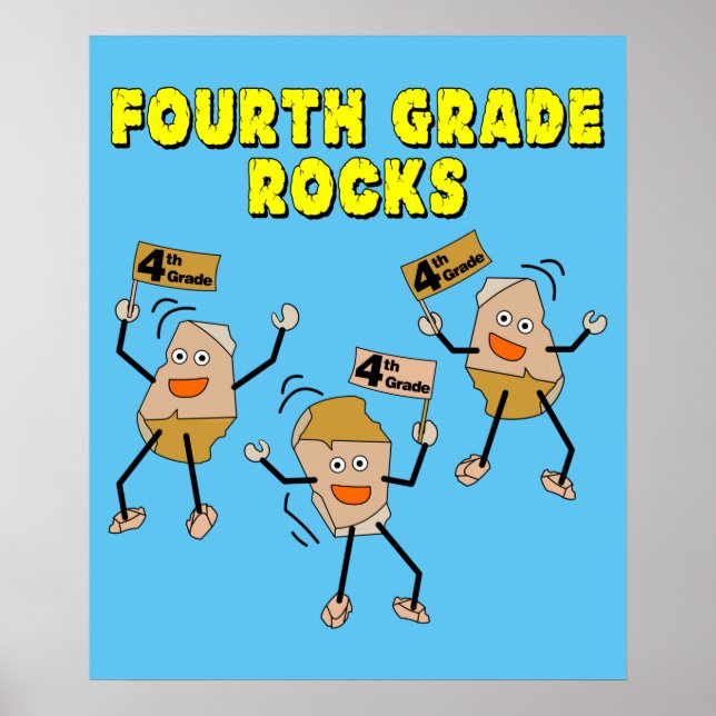 Poster Rocks do 4º ano (Frente)