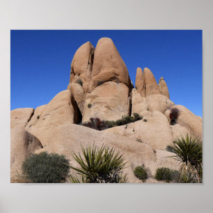 Poster Rocks no Parque Nacional Joshua Tree