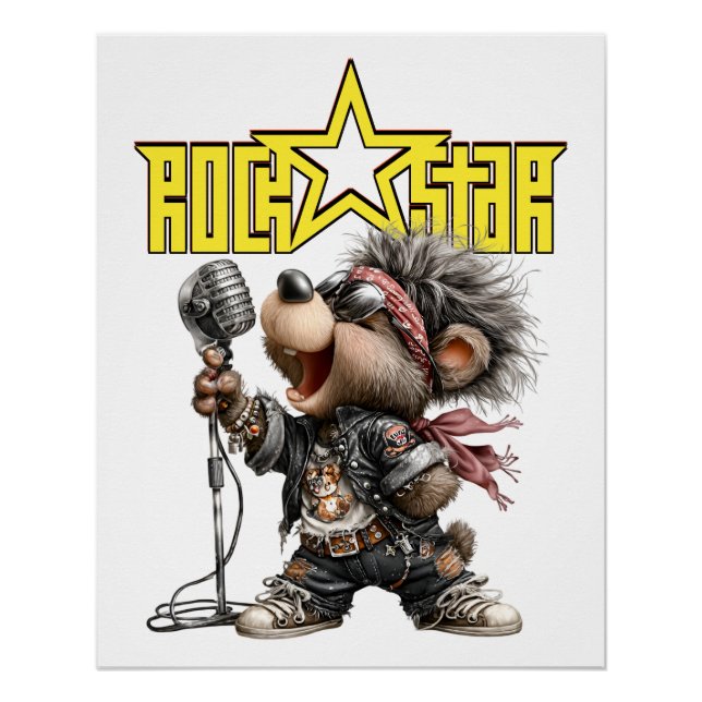 PÔSTER ROCKSTAR  (Frente)
