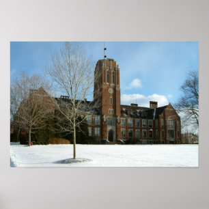 Pôster Rockwell no Inverno na Grove City College