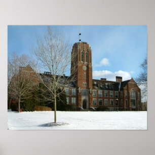 Poster Rockwell no Inverno na Grove City College