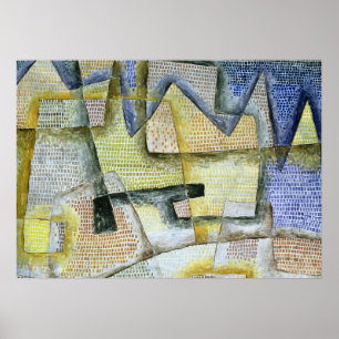 Poster Rocky Coast, 1931 by Paul Klee