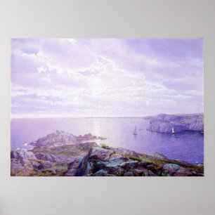 Poster Rocky Cove por William Trost Richards