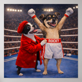 Poster "Rocky e Adrian"