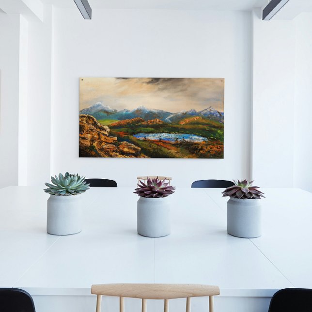 Pôster "Rocky Heights" Landscape Painting (Criador carregado)