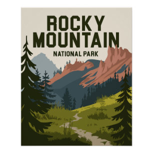 Pôster Rocky Mountain National Park Colorado