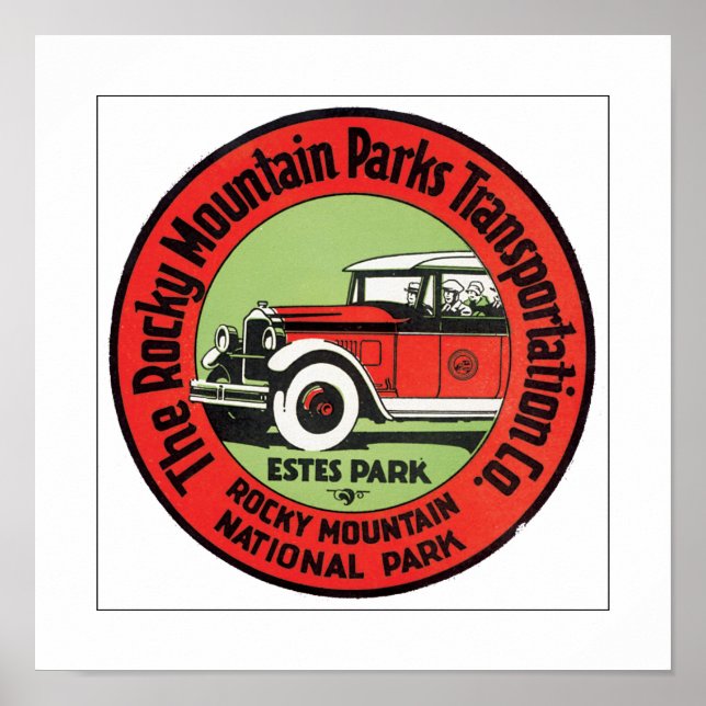 Pôster Rocky Mountain Park (Frente)