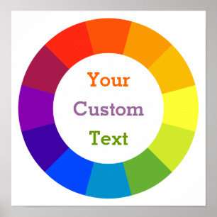 Pôster Roda colorida