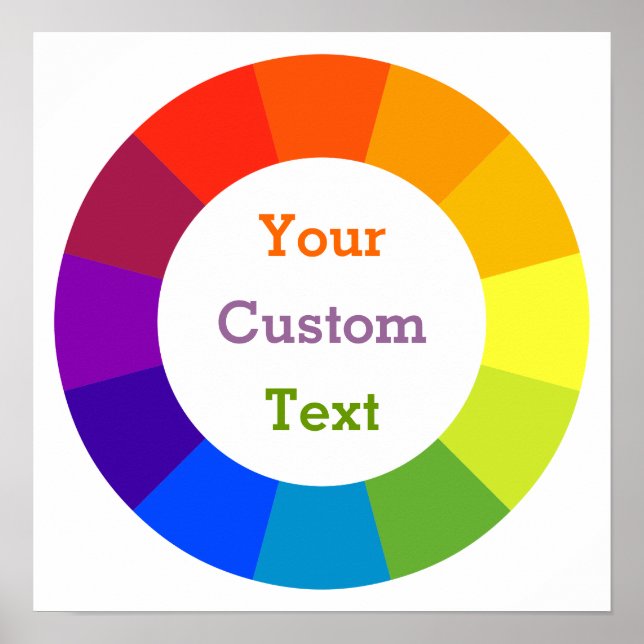 Pôster Roda colorida (Frente)