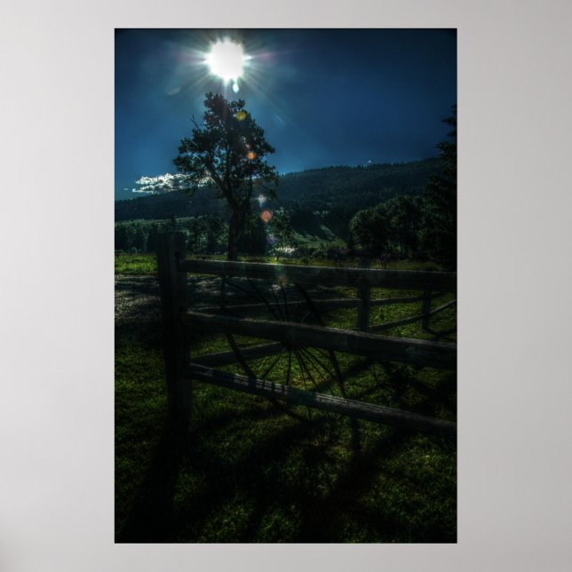 Poster Roda do vagão (Frente)