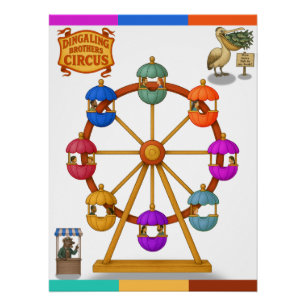 Pôster Roda Gigante dos Dingaling Bros