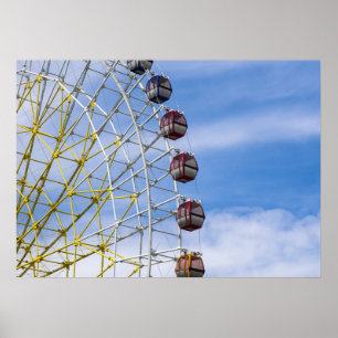 Poster roda-gigante no céu