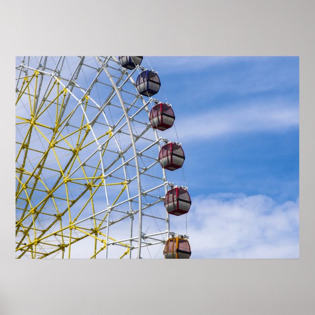 Poster roda-gigante no céu (Frente)