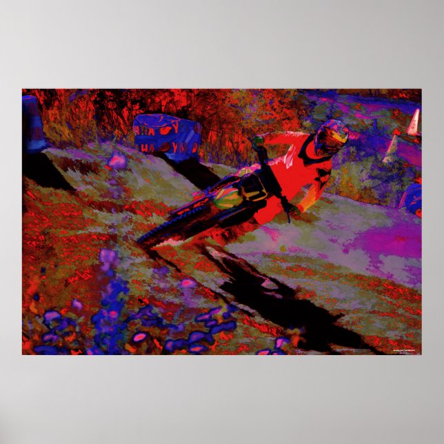 Pôster Roda Nítida - Corrida De Camada De Diafragma (Frente)