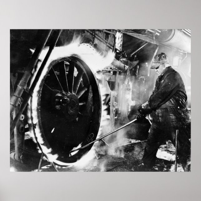 Pôster Roda quente, anos 40 (Frente)