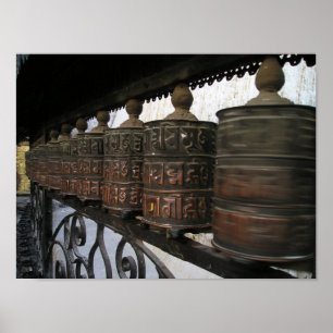 Poster Rodas de oração de Nepal