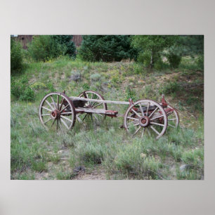 Poster Rodas de vagão velhas II