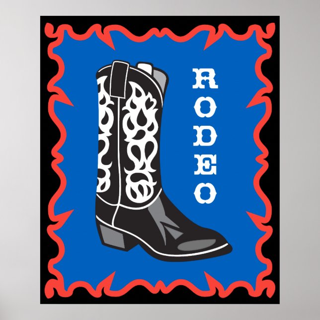 Poster Rodeo Cowboy (Frente)