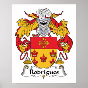 Poster Rodrigues Family Crest