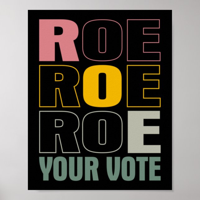 Poster Roe Roe Seu Voto (Frente)