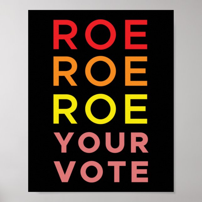 Poster Roe Roe Seu Voto 6 (Frente)