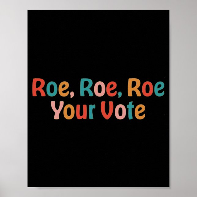Poster Roe Roe Seu Voto 88 (Frente)