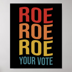 Poster Roe Roe Seu Voto Voce Direito das Mulheres ProChoi