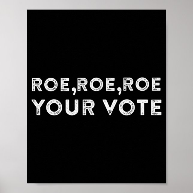 Poster roe roe voe voe a favor da escolha 9 (Frente)