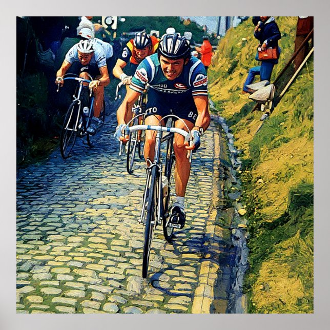 Poster Roger de Vlaeminck Volta à Flandres 1978 (Frente)