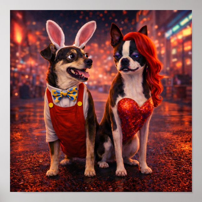 Poster "Roger & Jessica" (Frente)