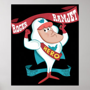 Poster Roger Ramjet herói da nossa nação