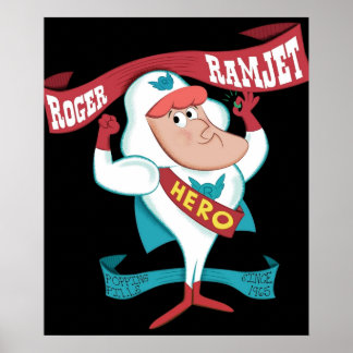 Poster Roger Ramjet herói da nossa nação