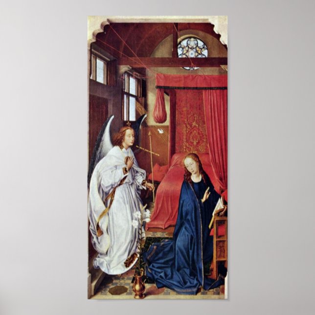 Pôster Rogier van der Weyden - A Comunicação (Frente)