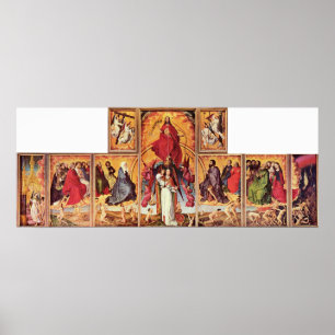 Poster Rogier van der Weyden - Altar do Último Acórdão