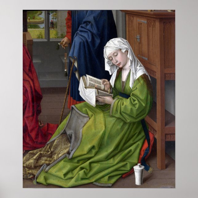 Poster Rogier van der Weyden The Magdalen Reading (Frente)