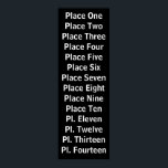 Poster Rolagem de Trânsito de Vintage Personalizada<br><div class="desc">Rolagem de Trânsito de Vintage Personalizada</div>