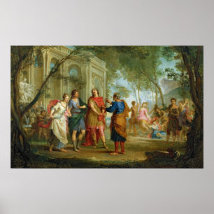 Pôster Roland Learning of the Love of Angélica and Medoro