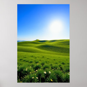 Poster Rolando Colinas verdes no Primavera