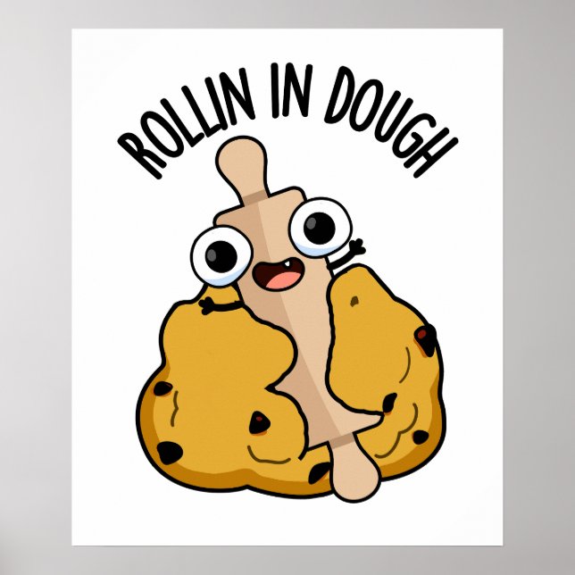 Poster Rolando em Massa Pun Funny Baking  (Frente)
