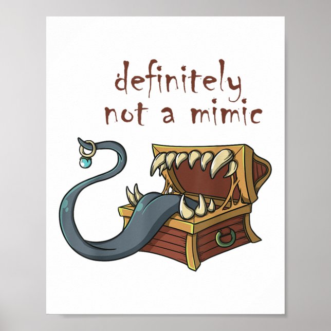 Poster Roleplay Rpg Mimic Memory Piada Bride G (Frente)