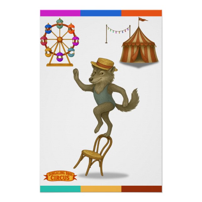 Pôster Rolf wolf balancing act (Frente)