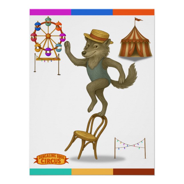 Pôster Rolf wolf balancing act (Frente)