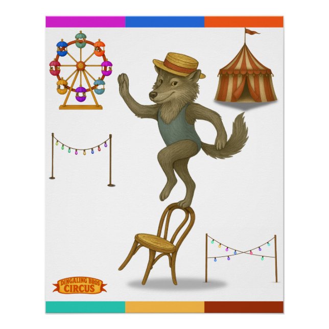 Pôster Rolf wolf balancing act (Frente)