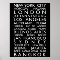 Roll de Ônibus das Cidades do Mundo