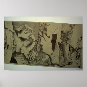 Pôster Roll Detalhado de Fragmentos de Artes por Pascale